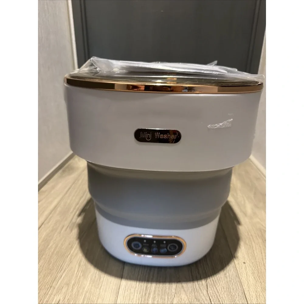 Portable Washing Machine 13L Mini Washer Spinner 3 Modes Foldable Compact